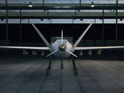 UAV drone 3D model get