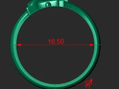 WOMEN S RING   AIRPLANE 3D print model