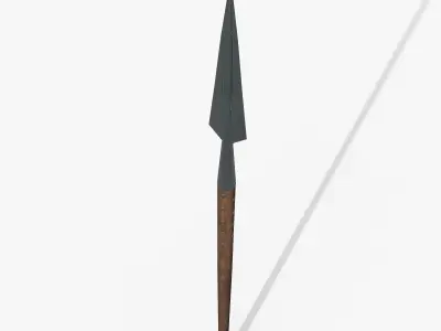 Greek Spear Low-poly 3D model