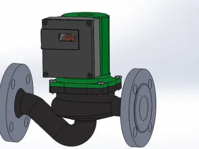 Centrifugal Circulating Pump 3D model