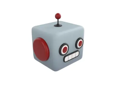 Prop266 Robot Head 3D model