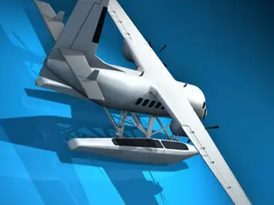Floatplane seaplane 3D model