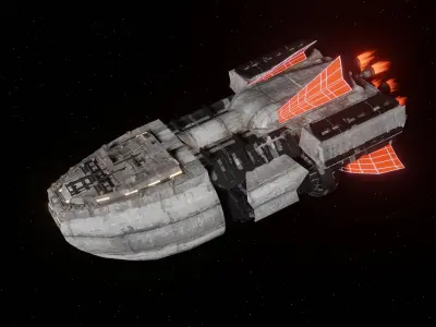 Hutt heavy Cruiser 2 3D model