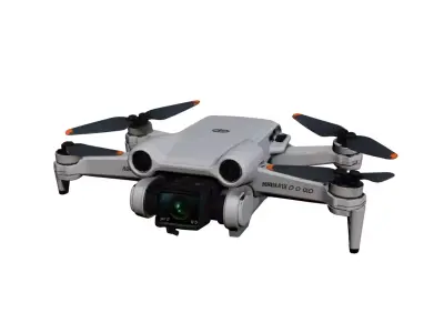 DJI Mini 4 Pro Drone Compact Aerial Camera UAV Model 3D model
