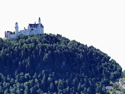 Neuschwanstein Castle Low-poly 3D model