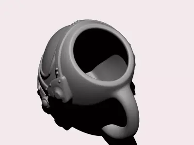 Astronaut helmet pen holder Free 3D print model