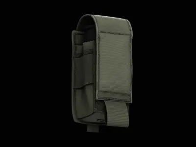 40mm pouch Low-poly 3D model
