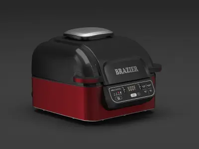 Electric Grills Collection 3D model