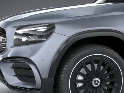 Mercedes-Benz GLB 2024 3D model purchase