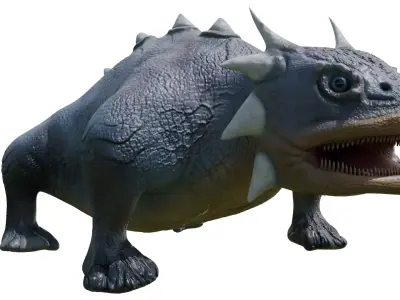 Monster Creature Fishmo Low-poly 3D model