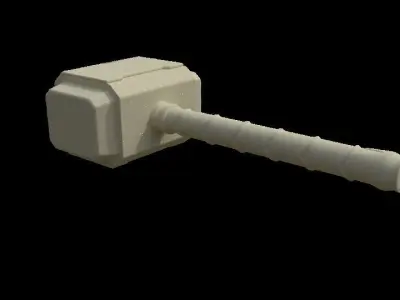 Hammer01 thor hammer 3D model