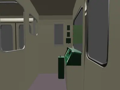 Nagoya 250 Subte Low-poly 3D model