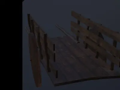 Fantasy Medieval Cart Free low-poly 3D model