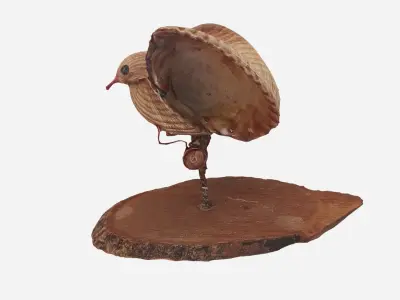 Bird souvenir Low-poly 3D model