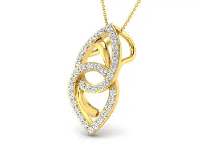 Small and steady earrings and pendent set 3D print model