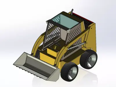 Excavator Toy Car 3D Model  3D model