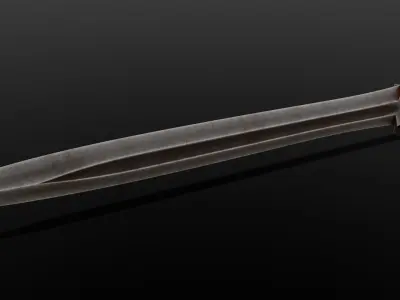 Sword 3D Model Low-poly 3D model purchase