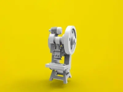 Machine press 3D print model