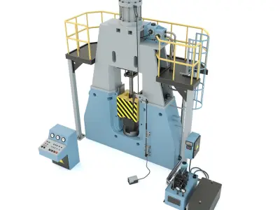 Industrial machine tool - MA2145 Forging hammer press-stamping 3D model