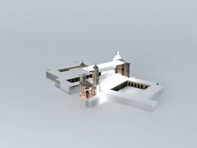 Our Lady of the Rosary Church and Convent of Santo Domingo Pa... Free 3D model