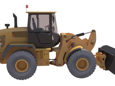 cargador frontal02 3D model