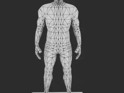 human body Free 3D model