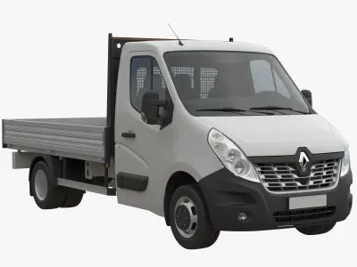 Renault Master 2015 Pickup RWD L2H1 3D model