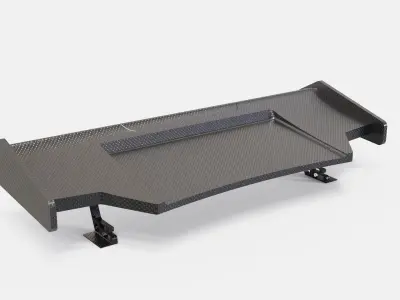spoiler auto tuning carbon 3D model