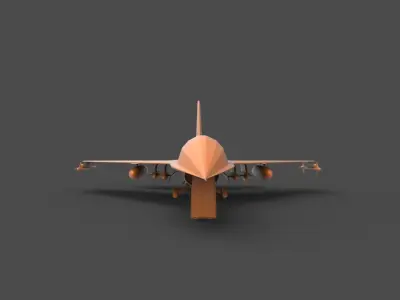 XJ1-1 fighter jet 3D print model