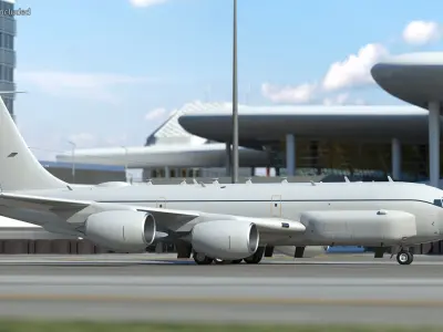 Boeing RC-135 Large Reconnaissance Aircraft  purchase 3D model