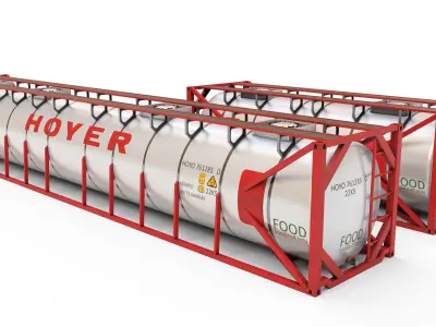 Tank Containers 3D model