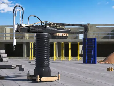 Apis Cor House Construction 3D Printer 3D model