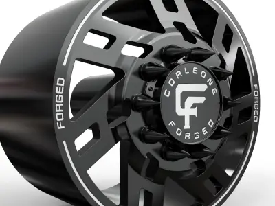 corleone front doppio dually wheel 3D print model