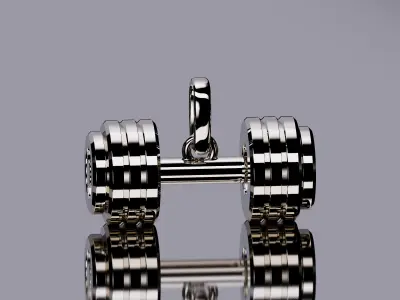 Pendant Dumbbell 3D print model purchase