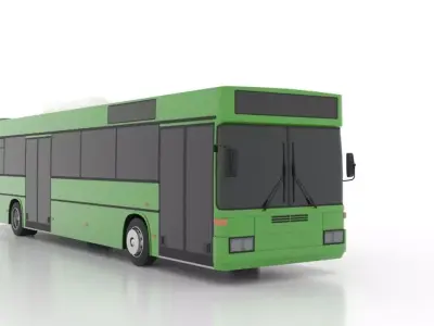 Mercedes-Benz O405 France Low Low-poly 3D model