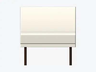 Seat - Chaise - Simplicity Low-poly 3D model