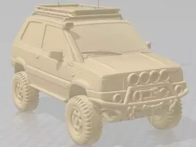 Seat Panda Radical Off Road Printable Car 3D print model