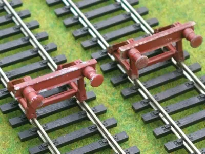 Railway Buffer Stop Mod1 1-87 resin 3D print model