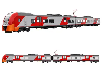 Siemens Desiro Rus Lastochka 3D model