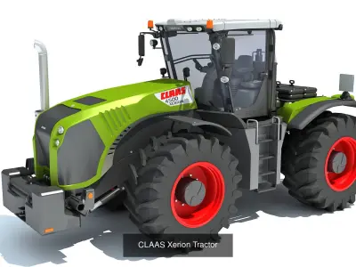 Claas Farm Equipment Collection 3D Model Pack