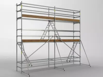 Scaffold tower 5 3D model