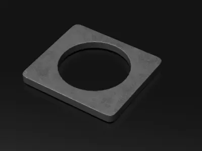 22 Hard Surface  SUB-D Perforated Panel Elements  3D model