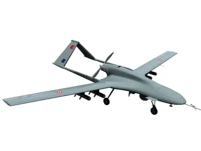 TURKISH BAYKAR UAVs and DRONEs  3D model