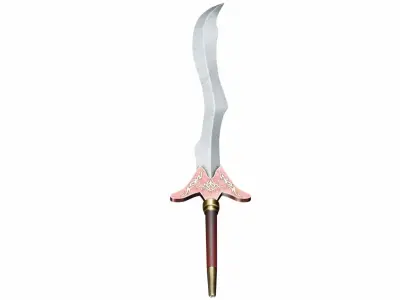 Sword 18 Low-poly 3D model