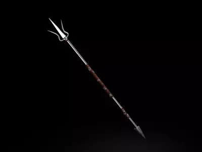 spear Free low-poly 3D model