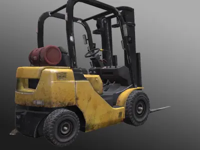 Forklifts VPFG15 Low-poly 3D model