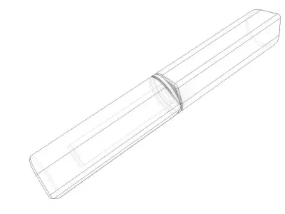 HINGE stainless steel rod 3D model