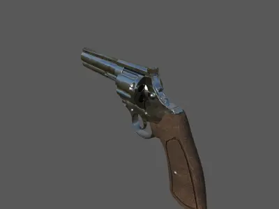 Colt Anaconda Low-poly 3D model