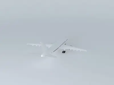 Template Airbus A300 600 Free 3D model