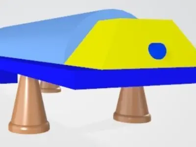 Decanter Centrifuge Free 3D model